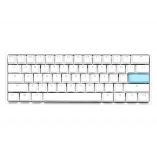 Ducky One 2 Pro Mini White Edition Gaming Keyboard, RGB LED - Kailh White