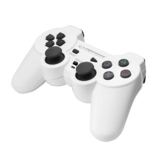 Esperanza EGG106W Gaming Controller Black, White USB Gamepad Analogue / Digital PC, Playstation 2, Playstation 3