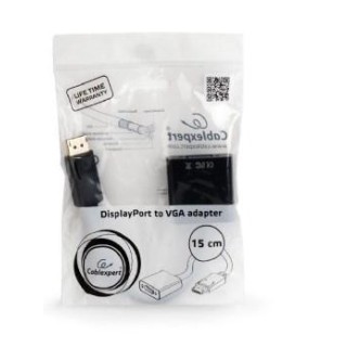 Gembird A-DPM-VGAF-02 video cable adapter 0.15 m VGA (D-Sub) DisplayPort Black