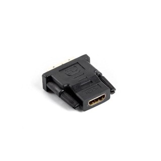 Lanberg AD-0013-BK cable gender changer HDMI DVI-D 18+1 Single Link Black