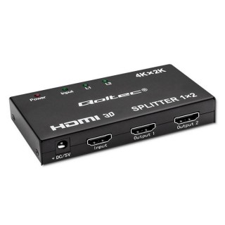 Qoltec 51796 Active HDMI Splitter 2 x HDMI 4K x 2K | 3.4Gb/s