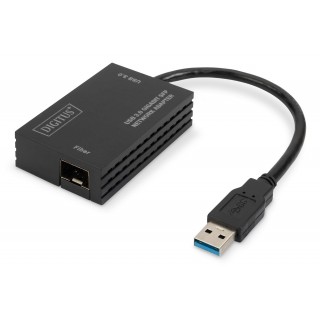 USB 3.0 Type A to Gigabit SFP Port Adapter (Without SFP Module)