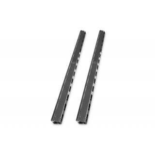 Vertical cable organizer (duct) 42U 1865x93x82mm, black, set of 2 pcs.