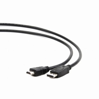 Gembird CC-DP-HDMI-10M DisplayPort to HDMI cable (not bi-directional), 10m, black