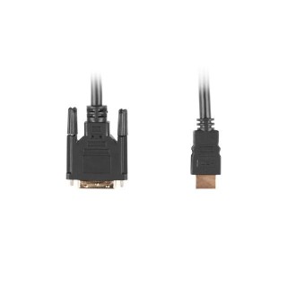 Lanberg CA-HDDV-10CC-0030-BK video cable adapter 3 m HDMI Type A (Standard) DVI-D Black