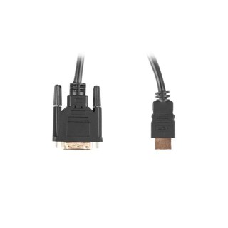 Lanberg CA-HDDV-20CU-0018-BK video cable adapter 1.8 m HDMI Type A (Standard) DVI-D Black