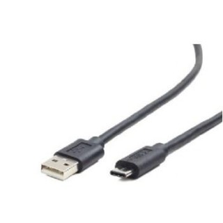 Gembird USB-A/USB-C, 1m USB cable USB 2.0 USB A USB C Black