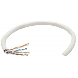 Intellinet Network Bulk Cat5e Cable, 24 AWG, Solid Wire, 305m, Grey, CCA, U/UTP, Box