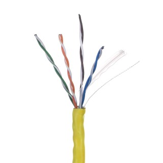 LANBERG UTP CABLE 1GB/S 305M WIRE CCA YELLOW