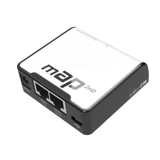 Mikrotik mAP Black, White Power over Ethernet (PoE)