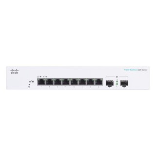 Cisco CBS220-8T-E-2G Managed L2 Gigabit Ethernet (10/100/1000) 1U White