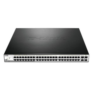 D-Link DGS-1210-52MP network switch Managed L2 Gigabit Ethernet (10/100/1000) Black, Silver 1U Power over Ethernet (PoE)