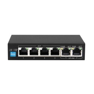 Extralink EX.14305 network switch Unmanaged L2 Gigabit Ethernet (10/100/1000) Power over Ethernet (PoE) Black