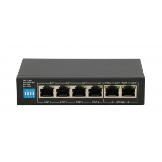 Extralink EX.14831 network switch Unmanaged L2 Fast Ethernet (10/100) Power over Ethernet (PoE) Black