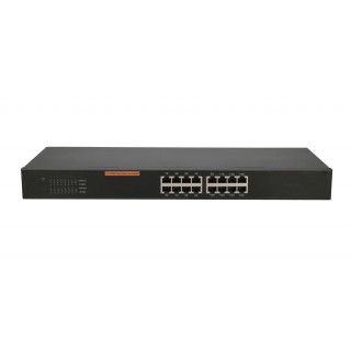 Extralink HEXON 16x 10/100/Mb/s Unmanaged L2 Fast Ethernet (10/100) Black