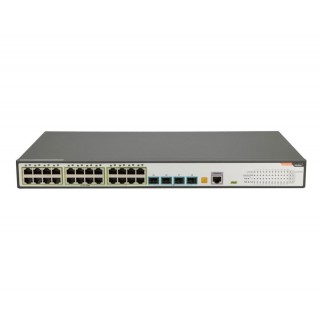 FiberHome S4820-28T-X-PE-AC network switch Managed L2/L3 Gigabit Ethernet (10/100/1000) Power over Ethernet (PoE) 1U Black, Grey