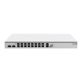 MikroTik | Cloud Router Switch with RouterOS L5 license | 518-16XS-2XQ-RM | Rackmountable | SFP ports quantity 16x of 25G SFP28 ports; 2x of 25G SFP28 ports | Power supply type Internal