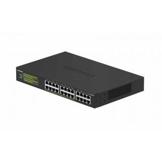 NETGEAR GS324P Unmanaged Gigabit Ethernet (10/100/1000) Power over Ethernet (PoE) 1U Black