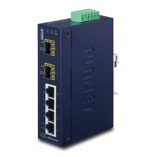 PLANET ISW-621TF network switch Unmanaged L2 Fast Ethernet (10/100) Blue