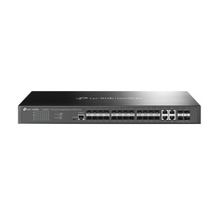 TP-Link Omada 24-Port SFP L2+ Managed Switch with 4 10GE SFP+ Slots