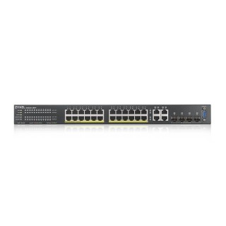 Zyxel GS2220-28HP-EU0101F network switch Managed L2 Gigabit Ethernet (10/100/1000) Power over Ethernet (PoE) Black