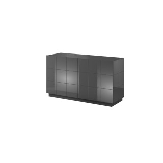 Cama sideboard 2D REJA graphite grey gloss/graphite grey gloss