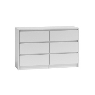 Topeshop K120 BIEL 2X3 chest of drawers