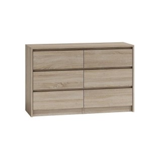Topeshop K120 SONOMA 2X3 chest of drawers