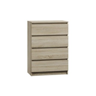 Topeshop M4 SONOMA chest of drawers