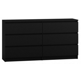 Topeshop M6 140 CZAR 2X3 chest of drawers
