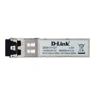 D-Link DEM-311GT network transceiver module Fiber optic 1000 Mbit/s SFP 850 nm