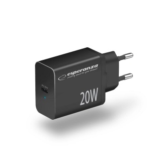 Esperanza EZC104K mains charger 20W Black