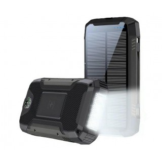 PowerNeed S20000Q mobile device charger Universal Black Lightning, Solar, USB Wireless charging Fast charging Outdoor
