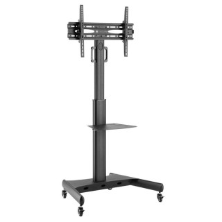 Techly Trolley Floor Support with Shelf LCD TV/LED 32-65"