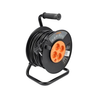Extension cord on reel 40m STHOR 82693