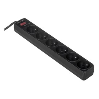CyberPower Tracer III B0620SC0-FR surge protector 6 AC outlet(s) 200 - 250 V 1.8 m Black
