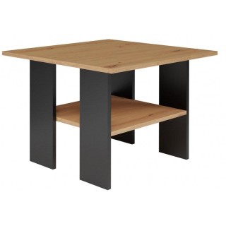 MODERNA Table 60x60x45 cm Artisan Oak/Black
