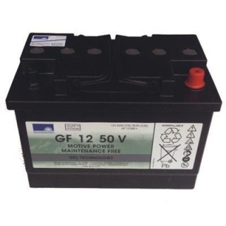 Traction battery gel 12 V / 50 Ah for TASKI Swingo 455