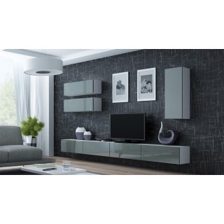 Cama Living room cabinet set VIGO 13 white/grey gloss