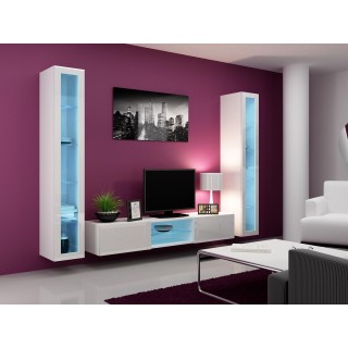 Cama Living room cabinet set VIGO 20 white/white gloss