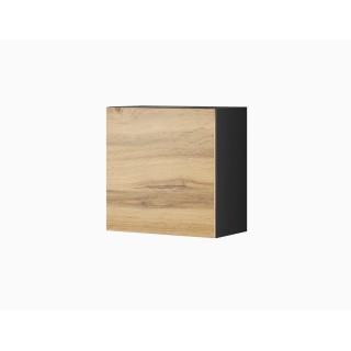 Cama living room cabinet set VIGO 23 black/wotan oak