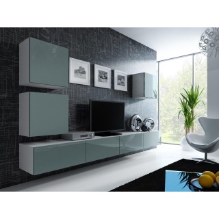 Cama Living room cabinet set VIGO 22 white/grey gloss