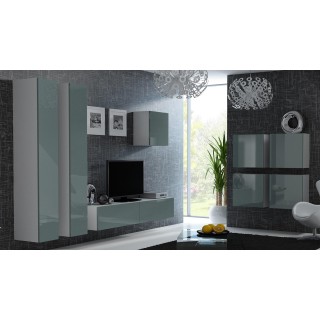 Cama Living room cabinet set VIGO 24 white/grey gloss