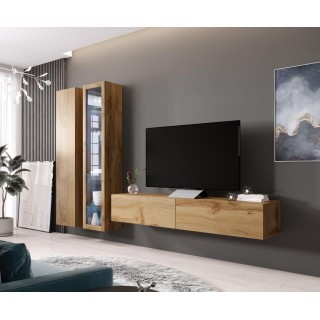 Cama Living room cabinet set VIGO 3 wotan oak/wotan oak gloss