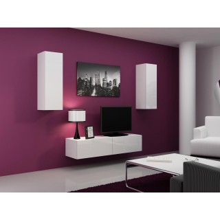 Cama Living room cabinet set VIGO 7 white/white gloss