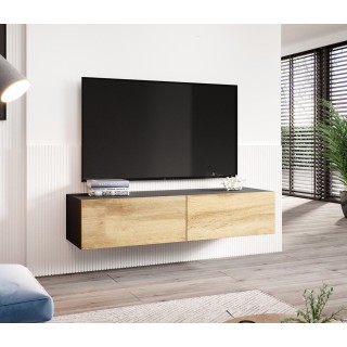 Cama living room cabinet set VIGO 13 black/wotan oak