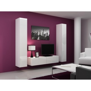 Cama Living room cabinet set VIGO 9 white/white gloss