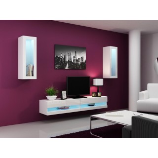 Cama Living room cabinet set VIGO NEW 11 white/white gloss