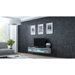 Cama Living room cabinet set VIGO NEW 12 white/grey gloss