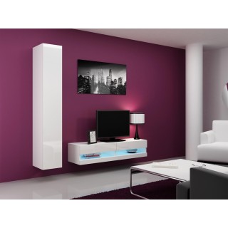 Cama Living room cabinet set VIGO NEW 13 white/white gloss